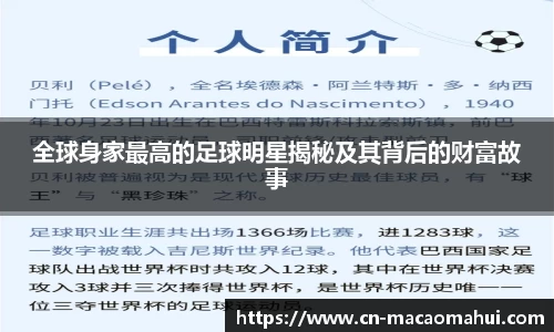 全球身家最高的足球明星揭秘及其背后的财富故事